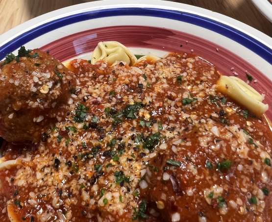 Tortellini Fra Diavolo with Sausage & Beef Meatballs